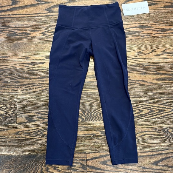 Salutation capri Athleta size xxs blue - Picture 2 of 4